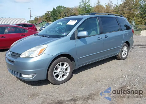 2004 Toyota Sienna Xle из США, поврежденный, VIN 5TDBA22C94S027337